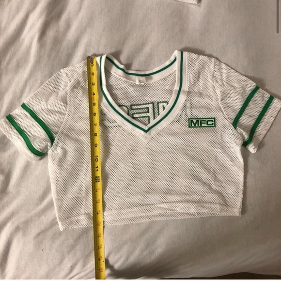 COPY - MFC MYFREECAMS jersey crop top medium - Picture 3 of 5